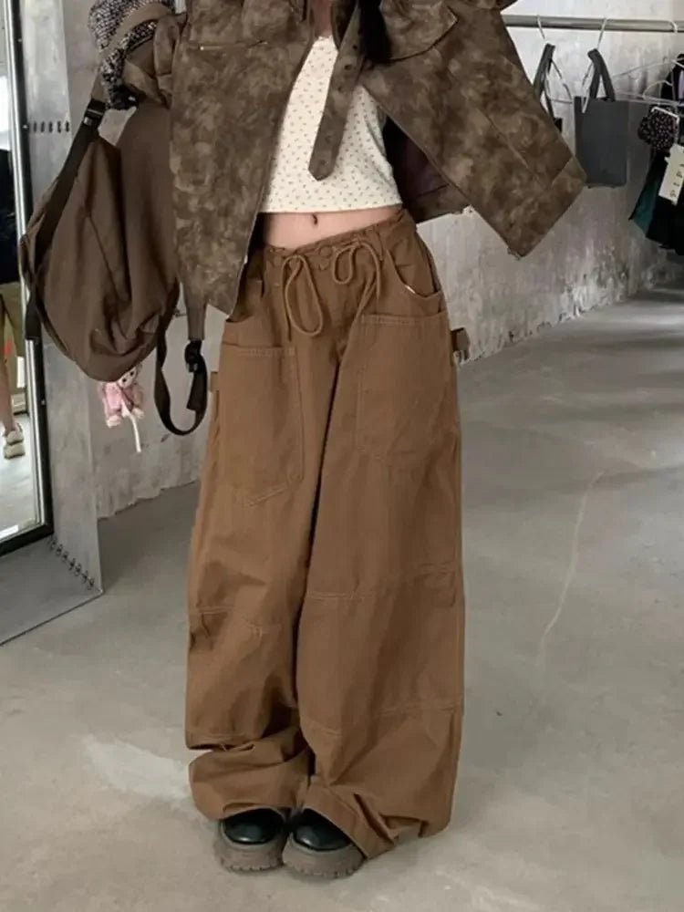 Oversized Utility Y2k Cargo Pants Shoptery