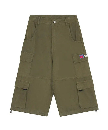 Oversized Vintage Cargo Shorts - Shorts