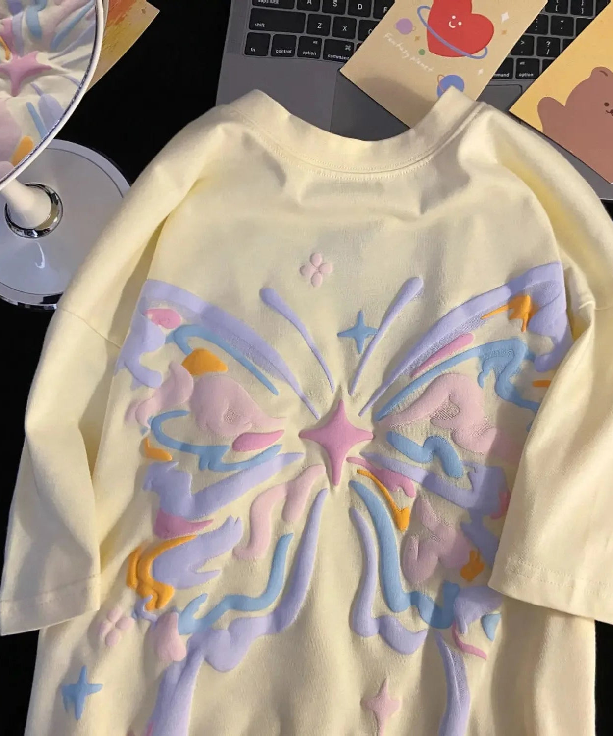 Pastel Butterfly Dream T-shirt - T-Shirts