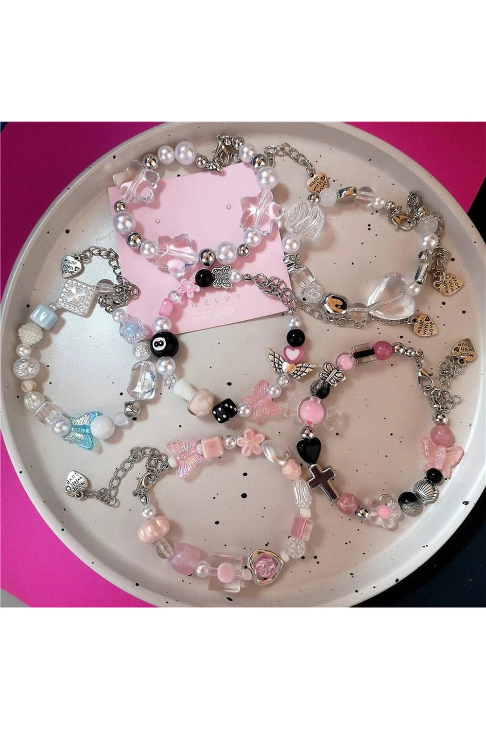 Pastel Goth Dream Charm Bracelets Shoptery