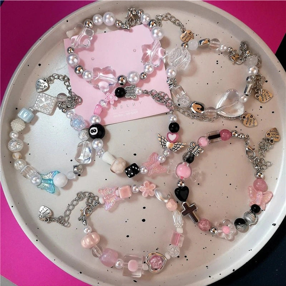 Pastel Goth Dream Charm Bracelets Shoptery