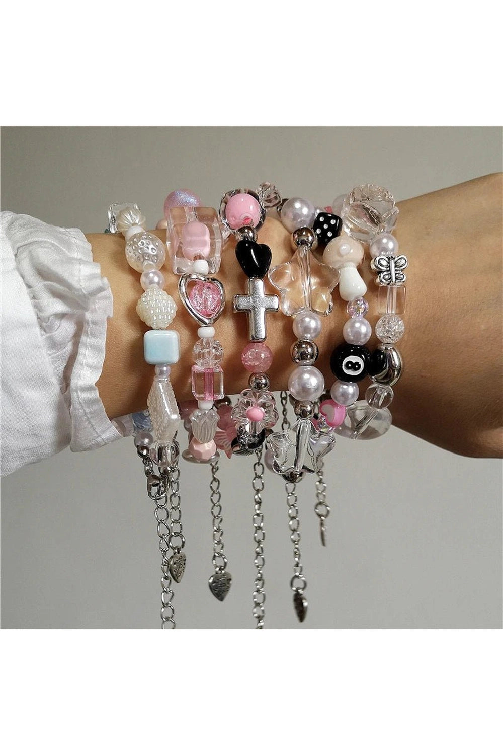 Pastel Goth Dream Charm Bracelets Shoptery