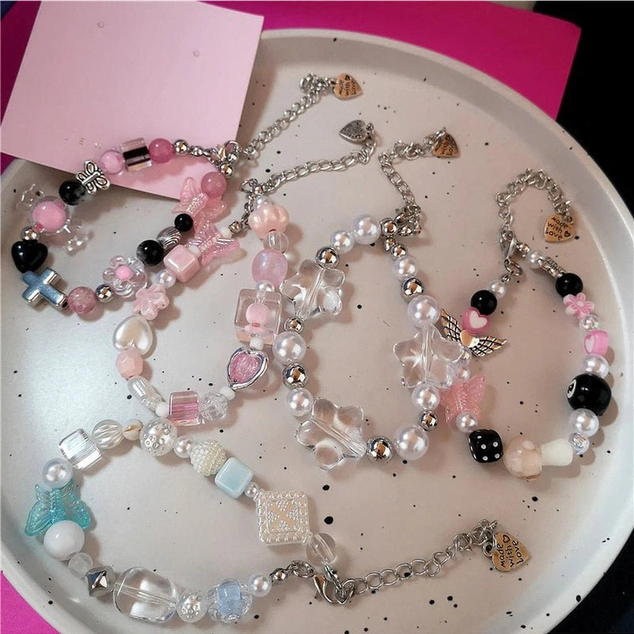 Pastel Goth Dream Charm Bracelets Shoptery