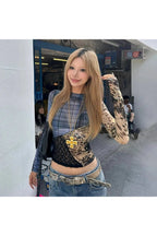 Top – Alt Patchwork – Casual Top Shoptery