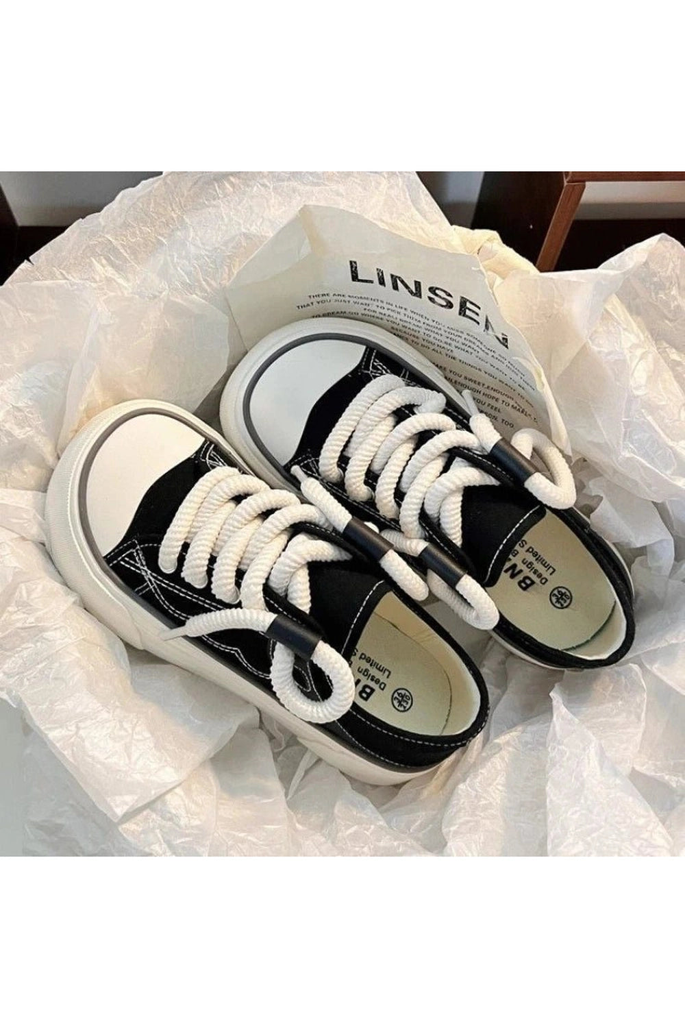 Pastel Cute Pink Lace Up Footwear Black (Heel 4cm) Shoptery