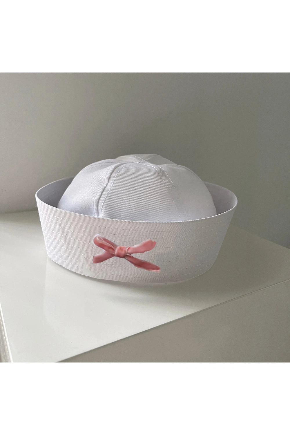 Coquette Pink Sailor JK Beret white pink 56-58cm Shoptery