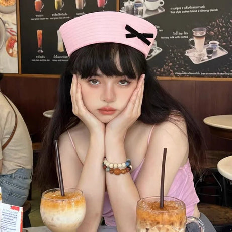 Pink Sailor JK Beret - Hats