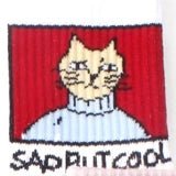 Kawaii Pixel Cat Cozy Socks W5 35-38 Shoptery