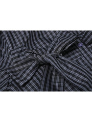 Retro Plaid Bow Accent Shirt Shoptery
