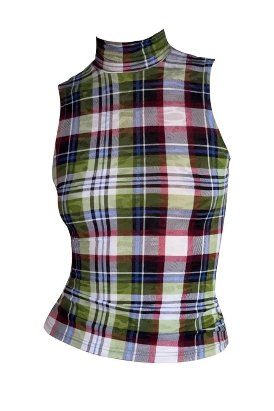 Plaid Harajuku Crop Top - Crop Tops