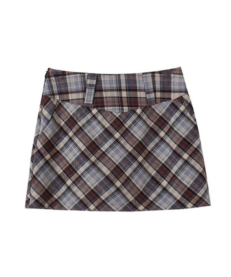 Plaid Harajuku Mini Skirt -