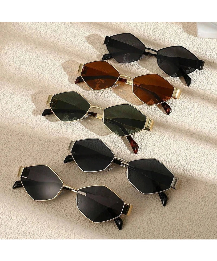 Polygonal Sunglasses - Sunglasses