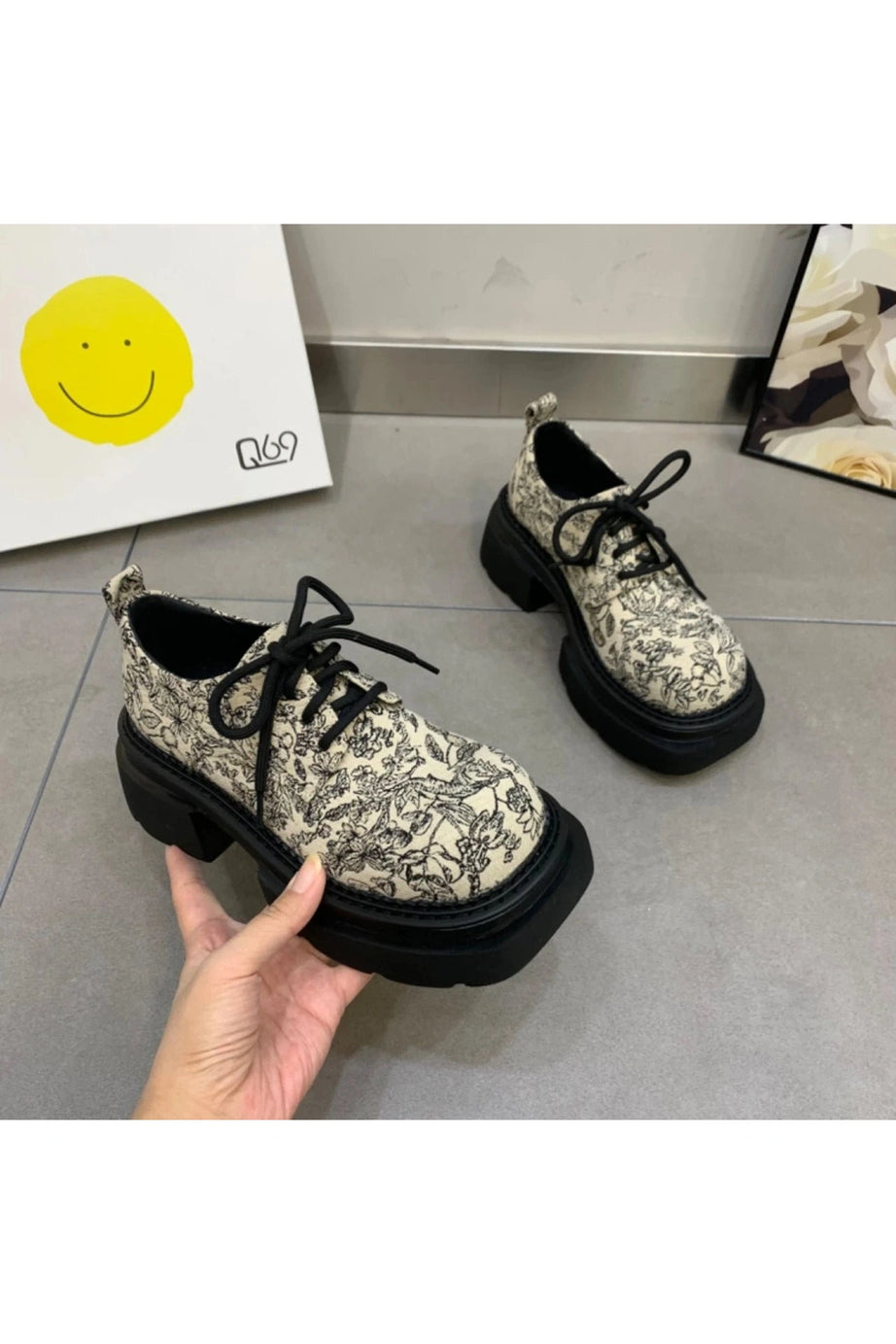 Printed Muffin Shoes - Shoes