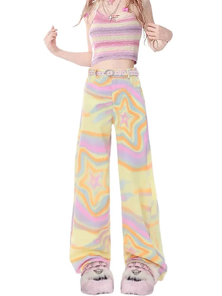 Psychedelic Starburst Pants - Pants