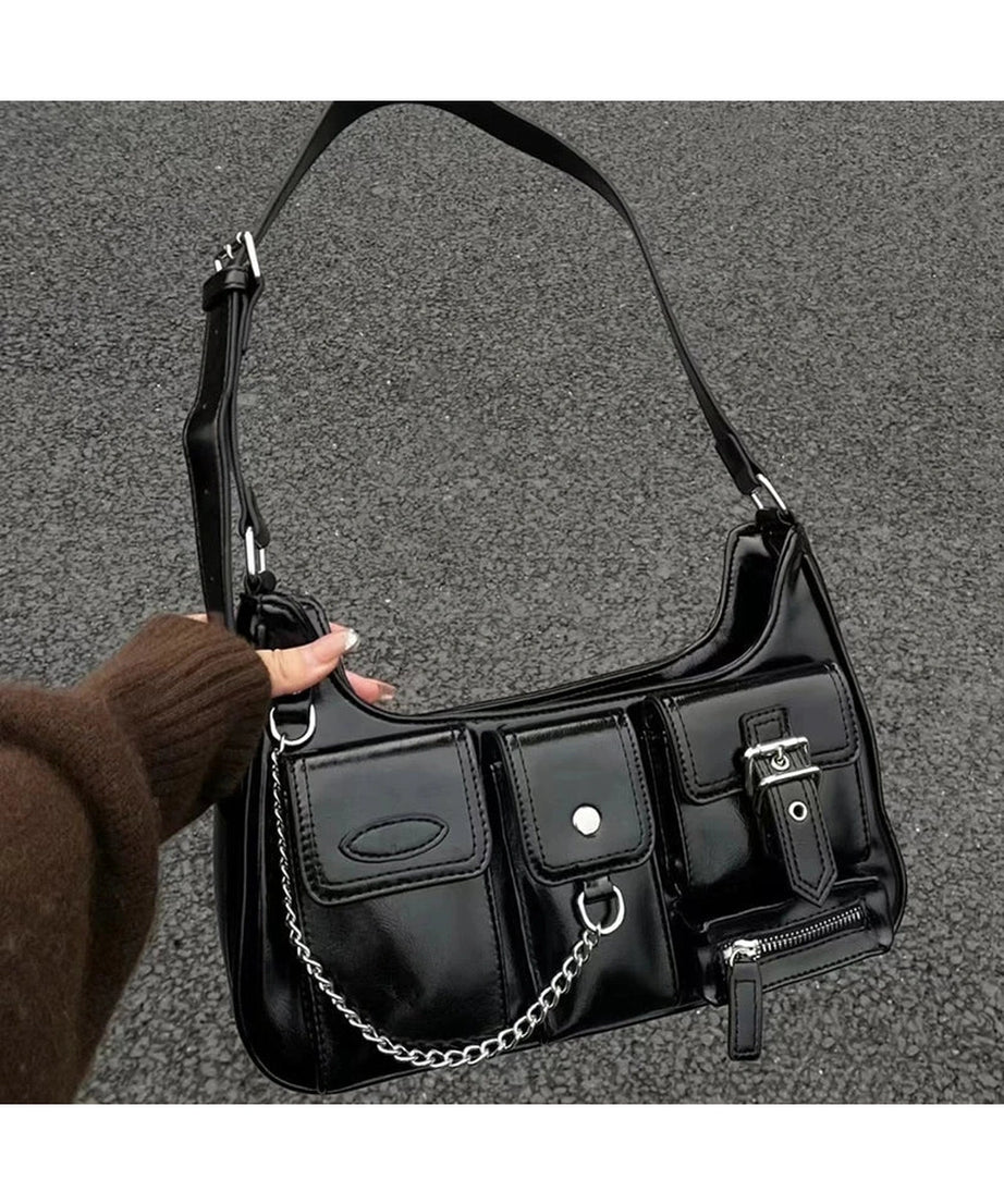 Punk Chains Shoulder Bag -