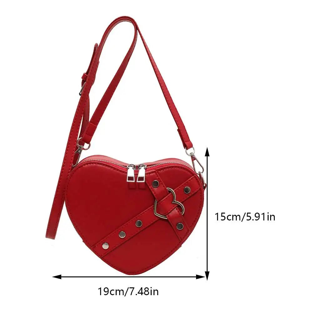 Punk Love Studded Y2k Shoulder Bag Shoptery