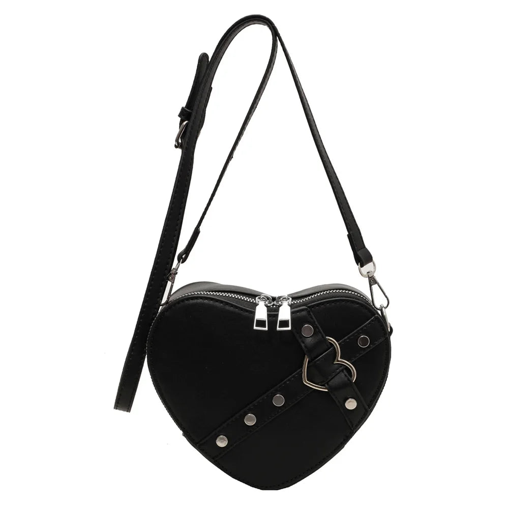 Punk Love Studded Y2k Shoulder Bag Shoptery