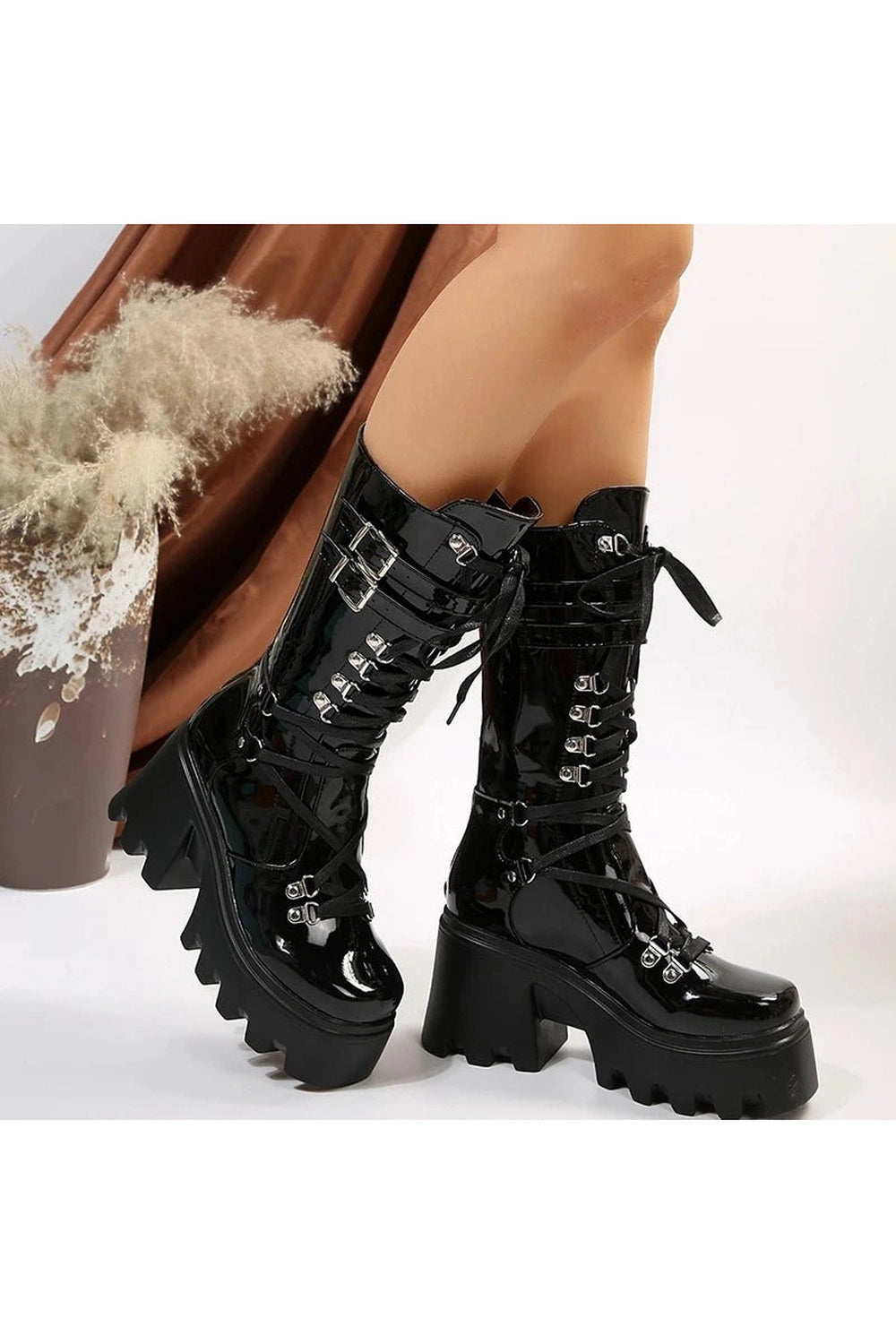 Alt Punk Motorcycle Boots Shoptery