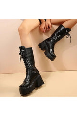 Alt Punk Motorcycle Boots Shoptery