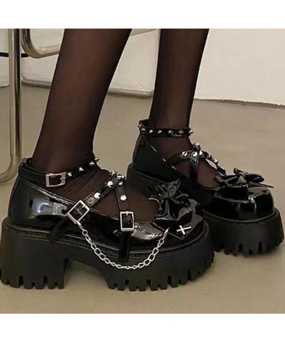 Punk Princess Platform Shoes - Shoes