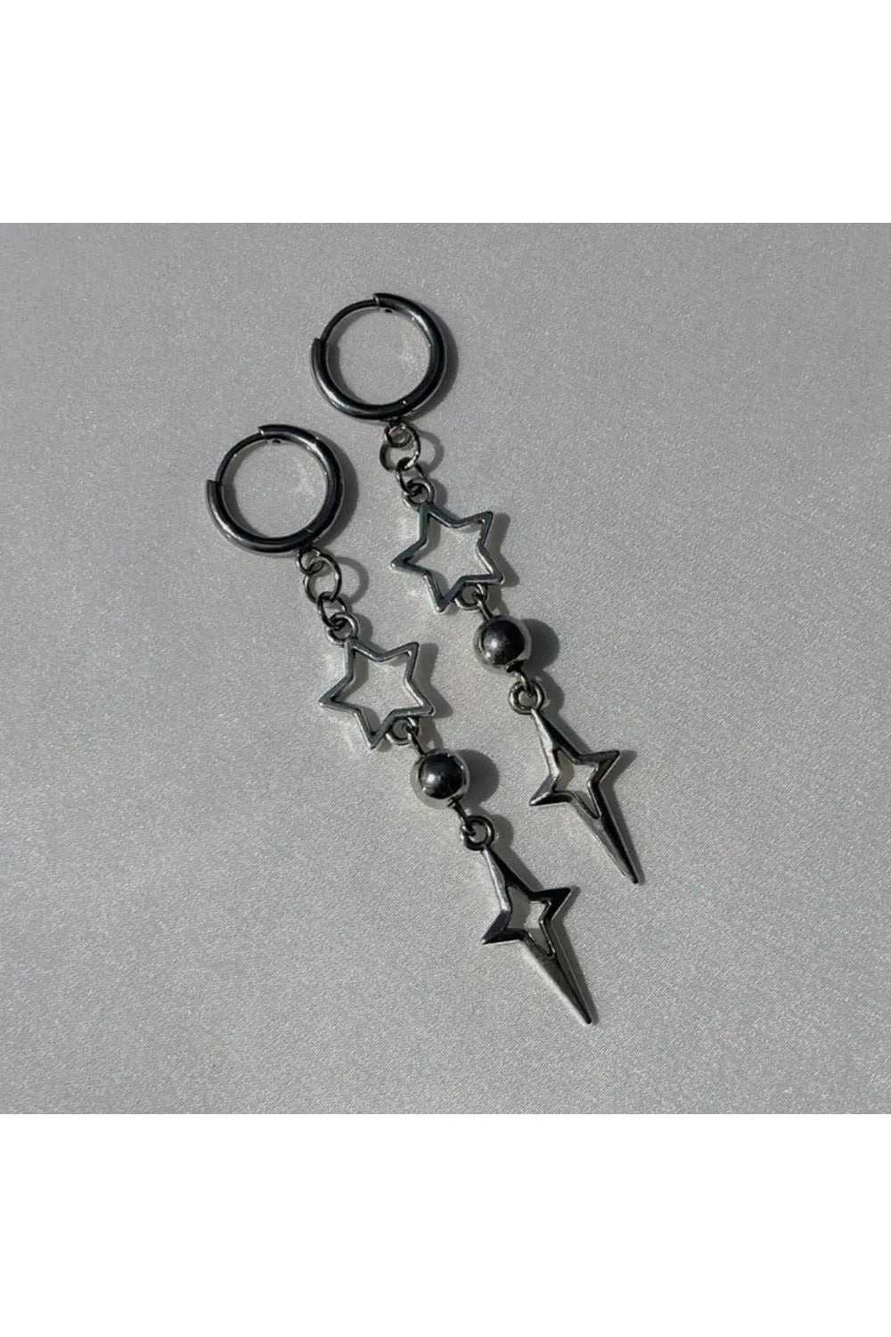 Punk Star Pendant Earhook Earrings Color1 CHINA Shoptery
