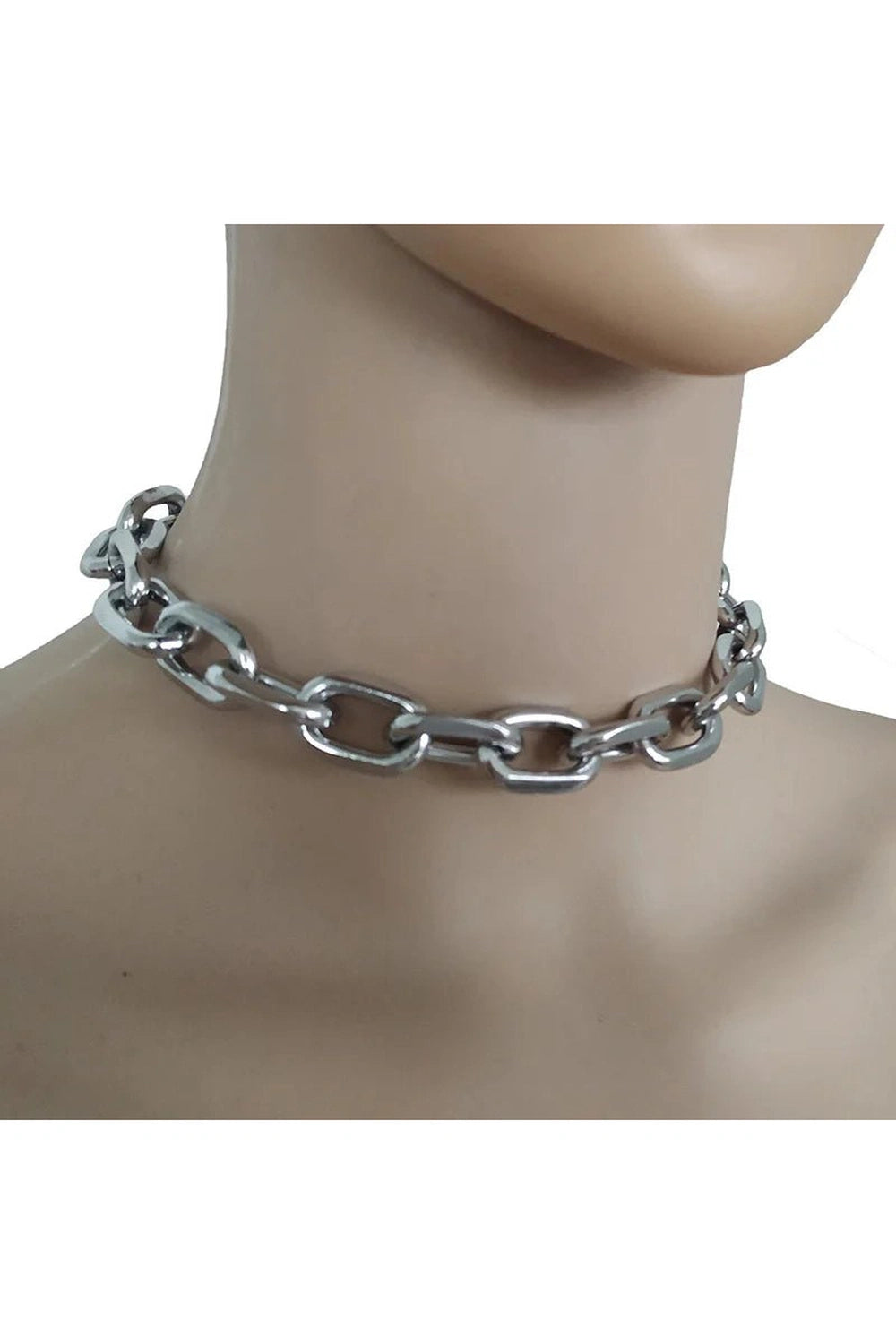 Edgy Punk Thick Chain Choker Shoptery