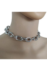 Edgy Punk Thick Chain Choker Shoptery