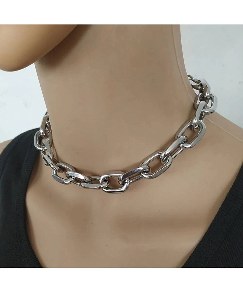 Punk Thick Chain Choker - Chokers