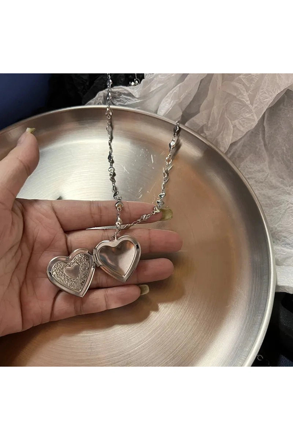 Red Heart Gothic Necklace Shoptery