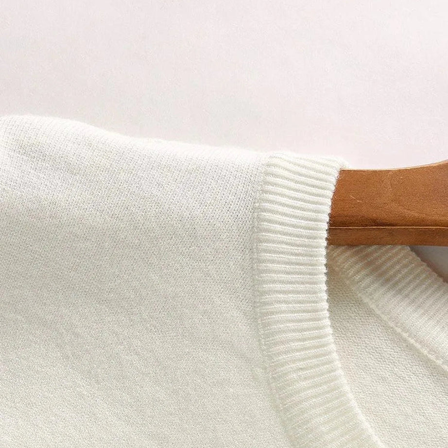 Retro Embroidery Knit Pullover Shoptery