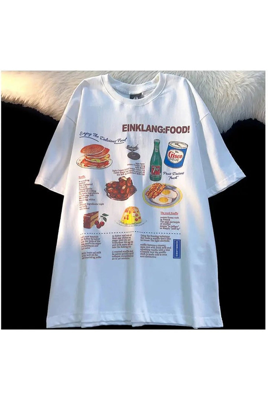 Retro Food Anime T-Shirt -