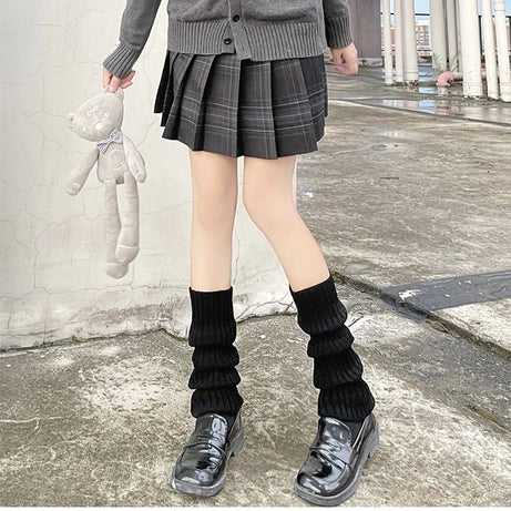 Alt Edgy Knit Leg Warmers black 40cm Free Size Shoptery