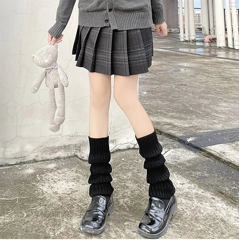 Alt Edgy Knit Leg Warmers black 40cm Free Size Shoptery