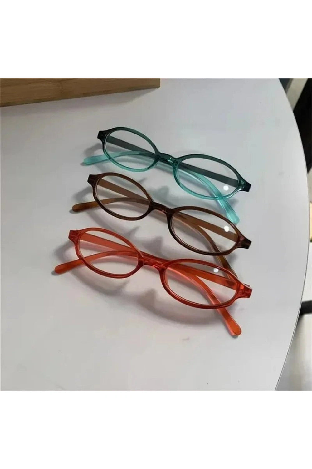 Retro Oval Blue Light Glasses Shoptery