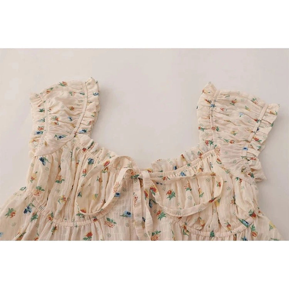 Coquette Print Chiffon Blouse Shoptery