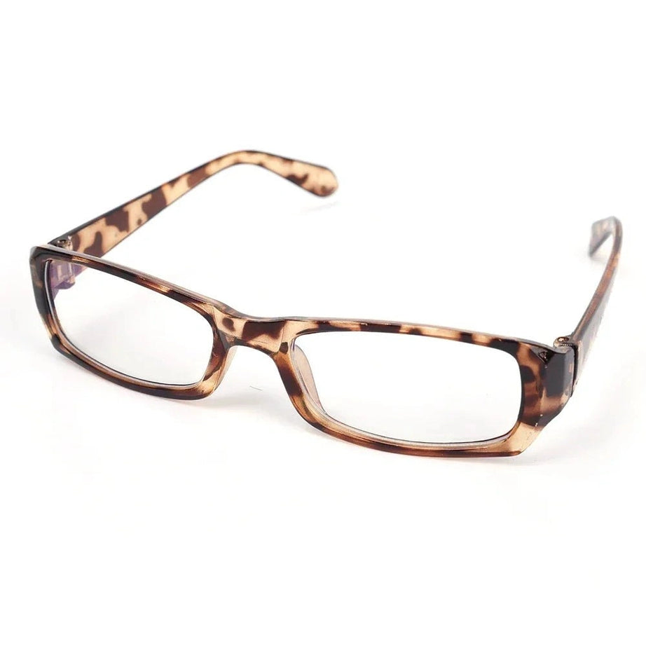 Retro Square Blue-Light Glasses amber Shoptery
