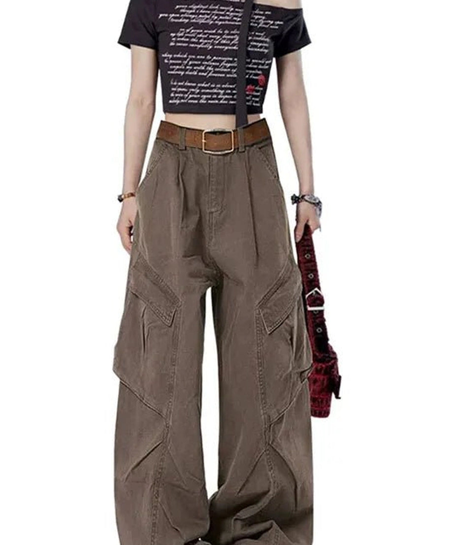 Retro Utility Cargo Pants - 