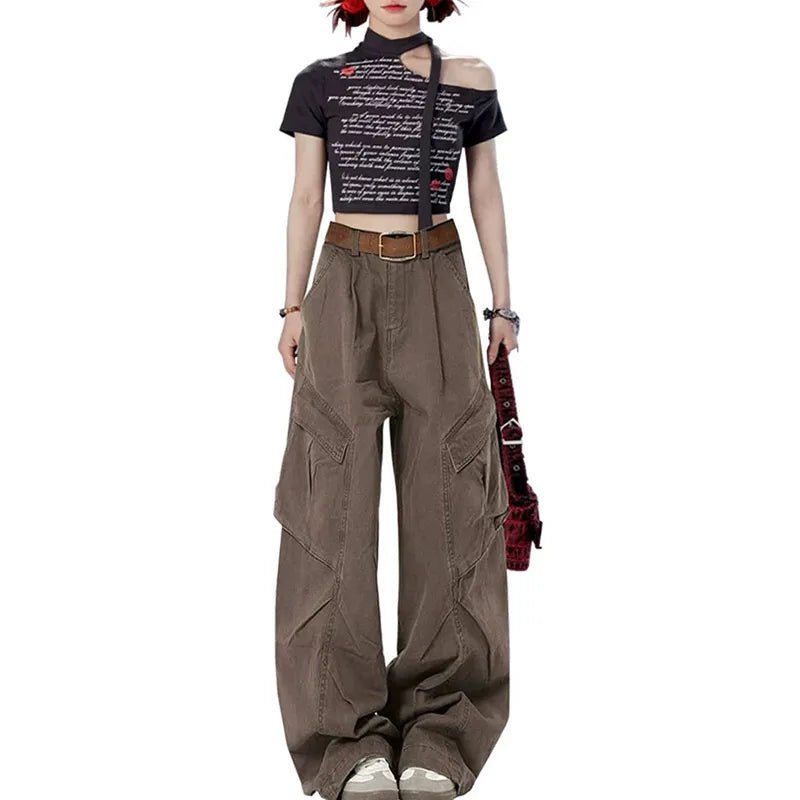 Retro Utility Cargo Pants - 