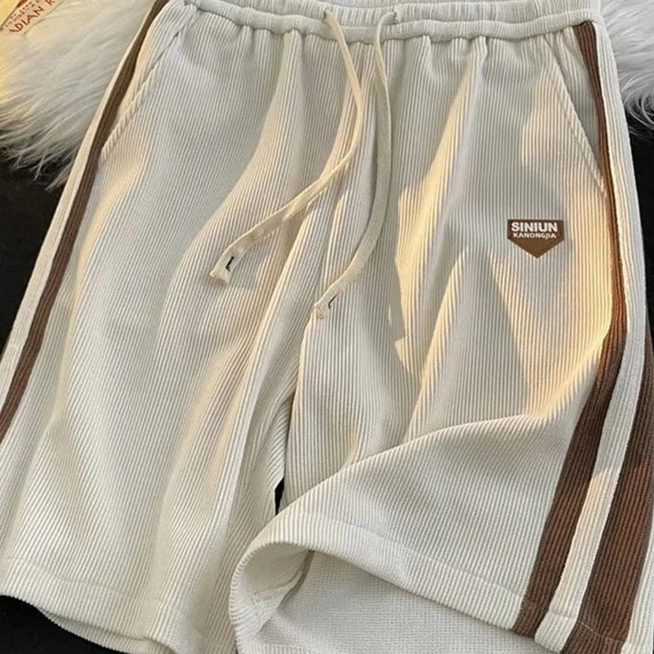 Retro Y2K Casual Shorts apricot Shoptery