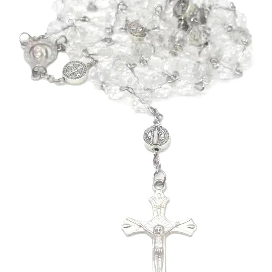 Coquette Rose Quartz Prayer Beads Necklace Shoptery