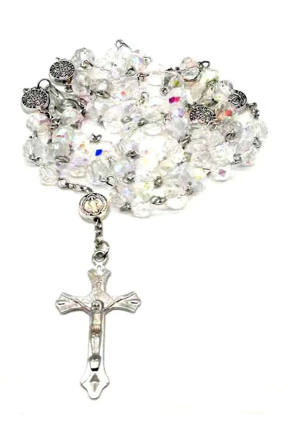 Coquette Rose Quartz Prayer Beads Necklace Shoptery