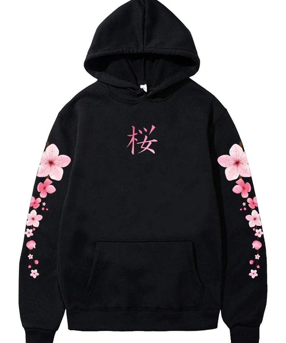 Sakura Graphic Hoodie - Hoodies