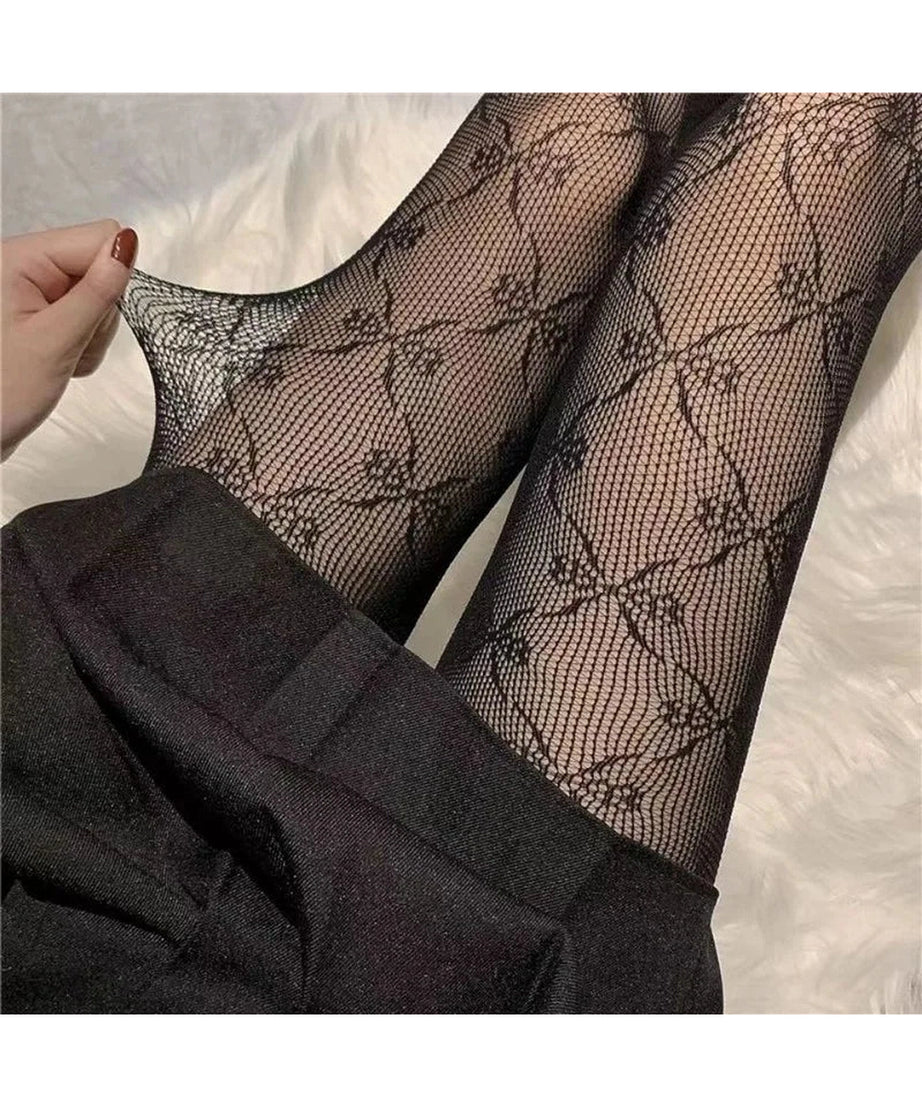 Sexy Bow Fishnet Tights - Fishnet Tights