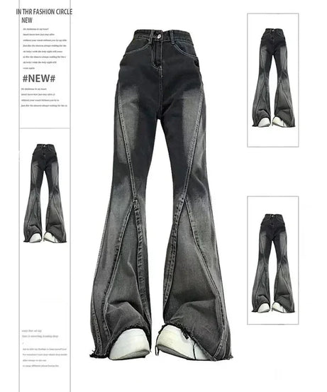 Shadow Flare Panel Jeans - Jeans