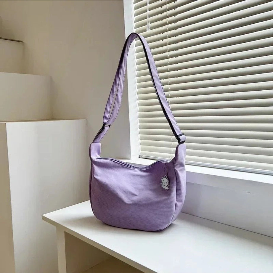 Aesthetic Simple Multifunction Handbag PURPLE 23x8x20cm Shoptery