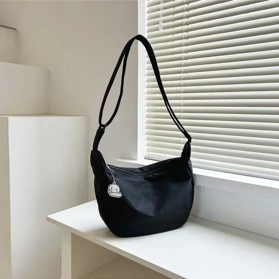 Aesthetic Simple Multifunction Handbag Black 23x8x20cm Shoptery