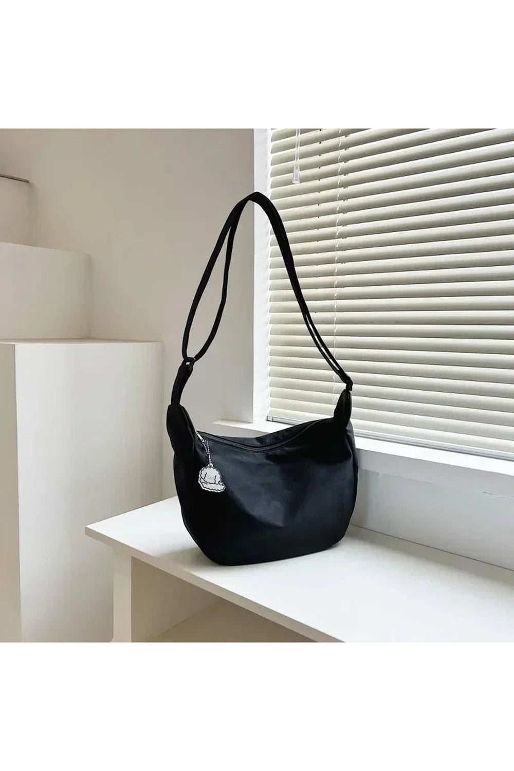 Aesthetic Simple Multifunction Handbag Black 23x8x20cm Shoptery