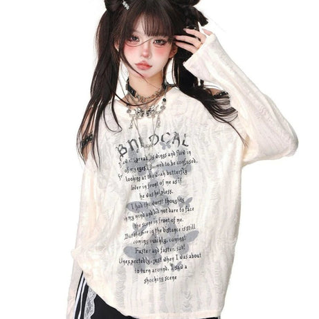 Shredded Butterfly Edgy Top Shoptery