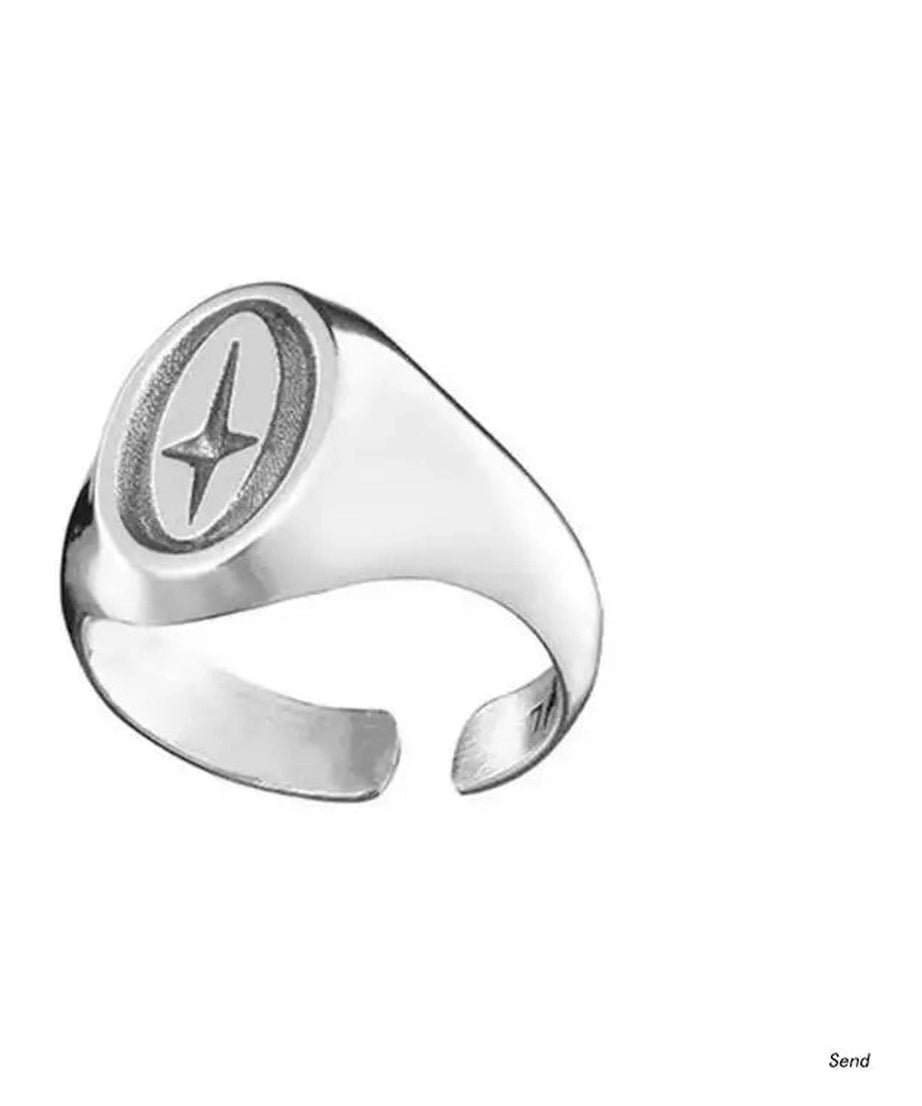 Simple Hip Hop Ring - Rings