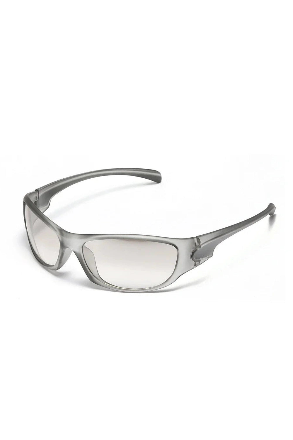 Y2k Small Oval Cat Eye Sunglasses C-Lightning Grey Shoptery